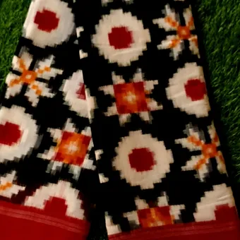 Double Ikat Pure Cotton Saree