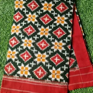 Handloom Double Ikat Pure Cotton Saree